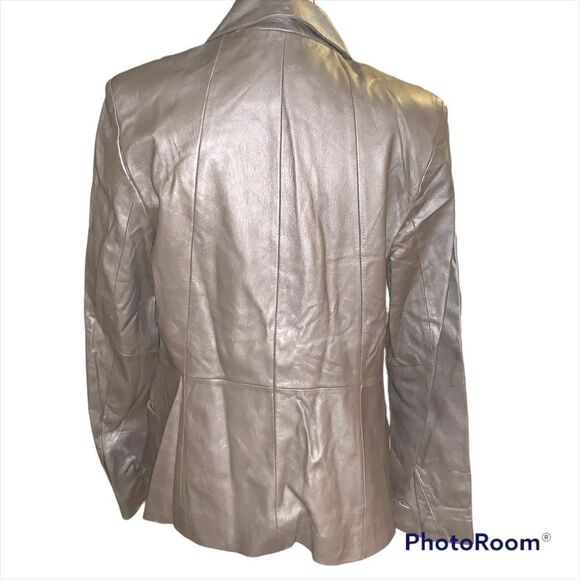 Kenneth Cole leather jacket medium - Picture 2 of 4